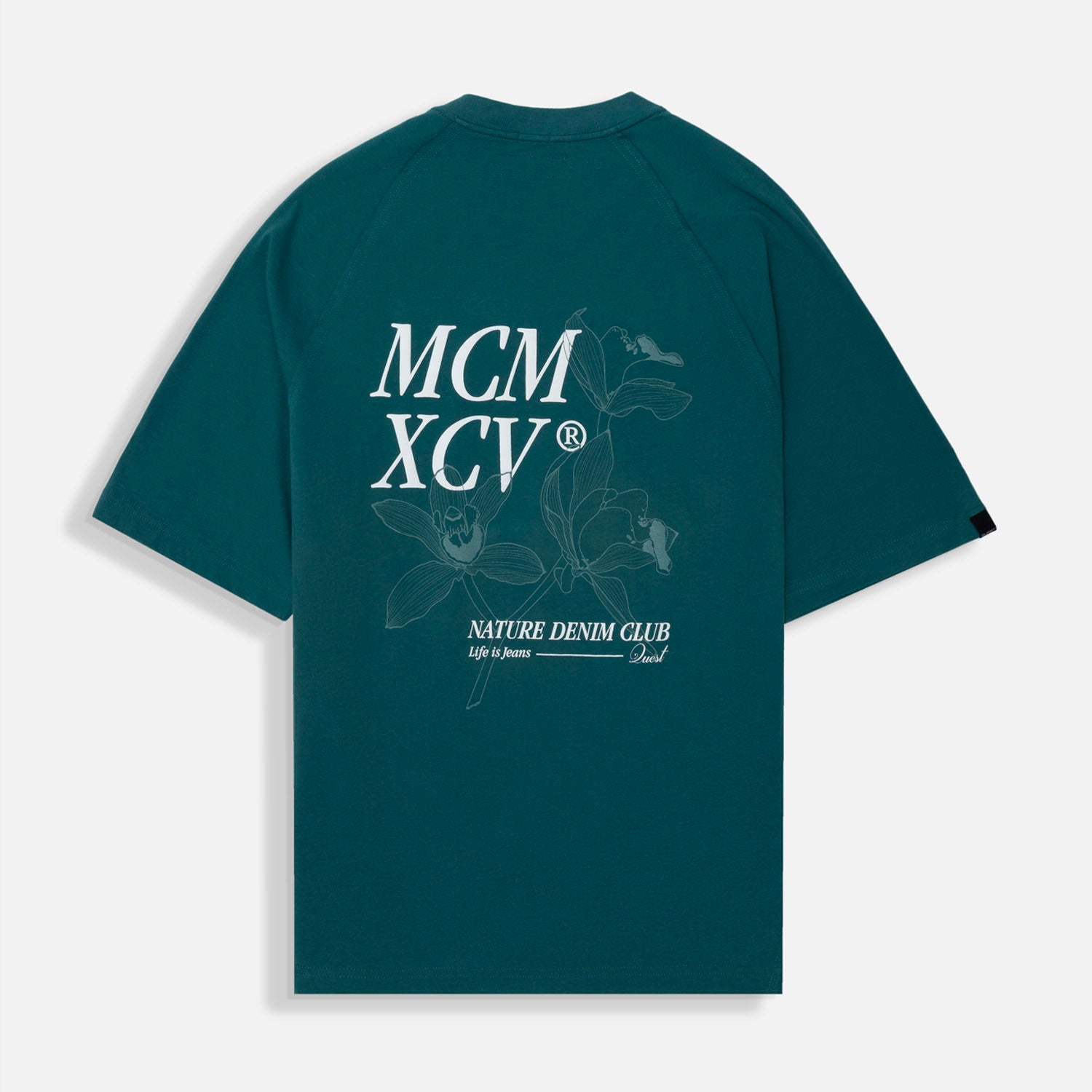 CAMISETA MANGA CORTA COLOR VERDE TORMENTA