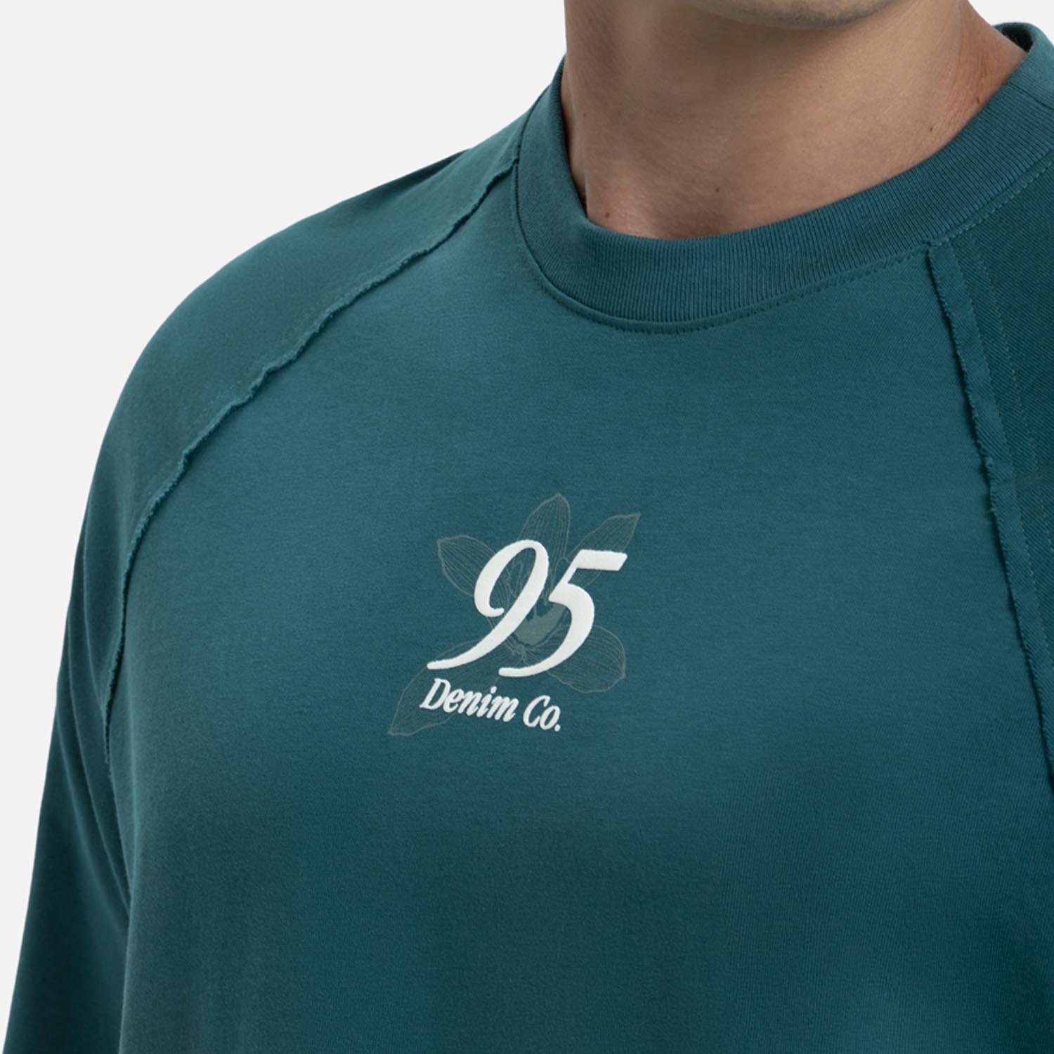 CAMISETA MANGA CORTA COLOR VERDE TORMENTA
