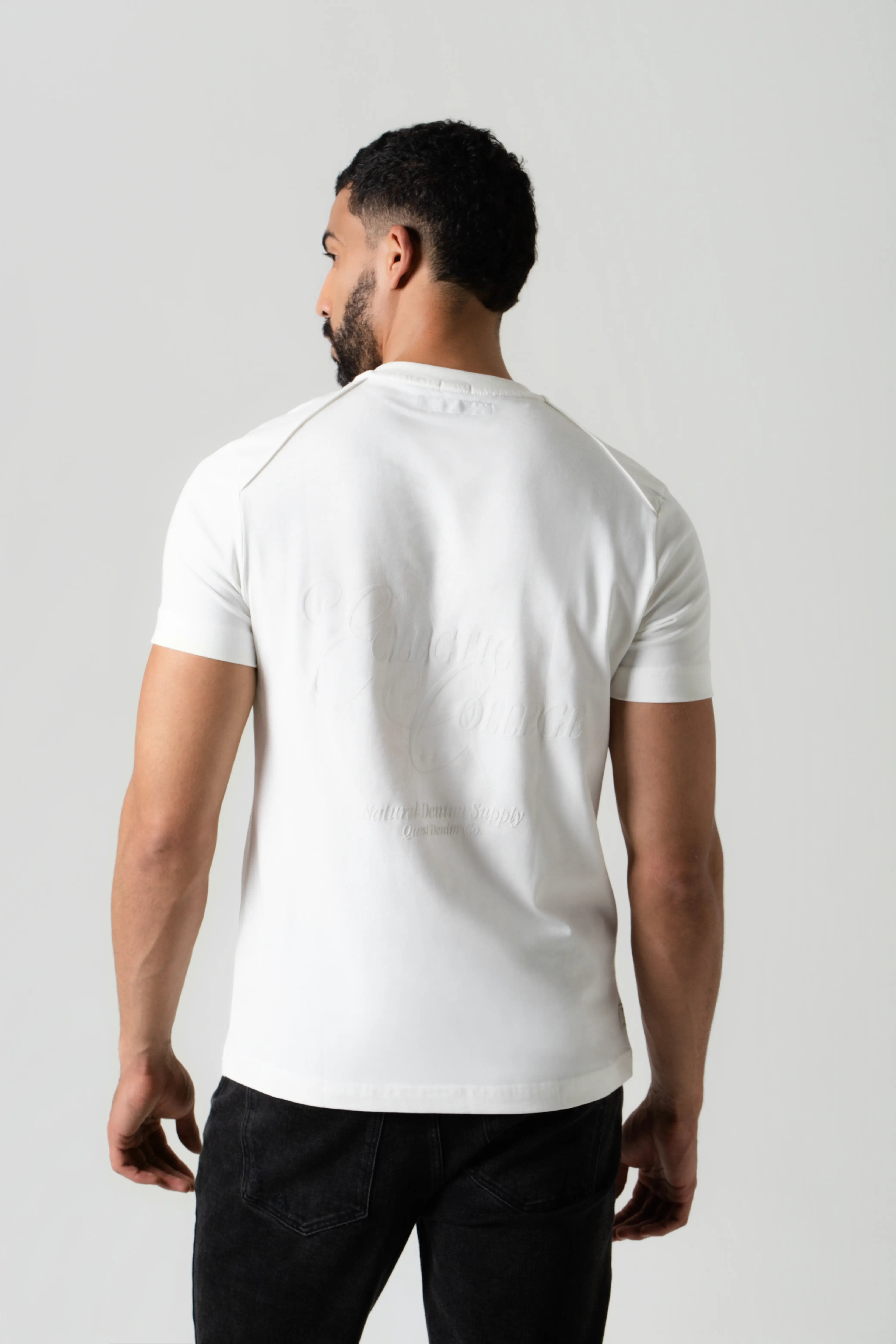 CAMISETA MANGA CORTA COLOR IVORY