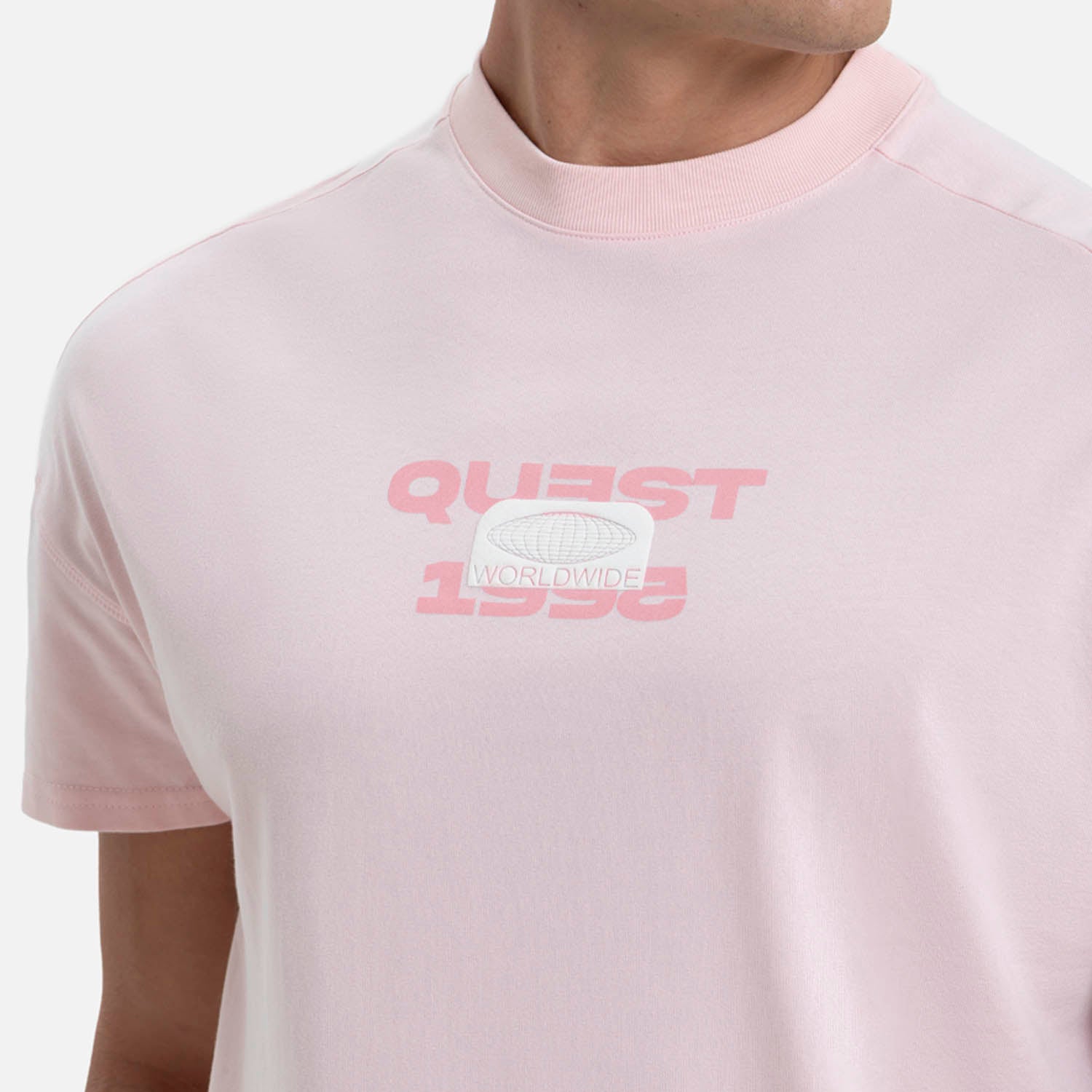 CAMISETA MANGA CORTA COLOR ROSADO FRESA