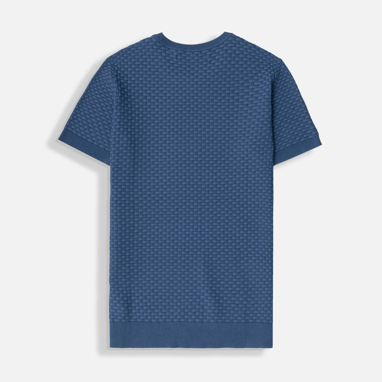 CAMISETA MANGA CORTA COLOR AZUL INDIGO