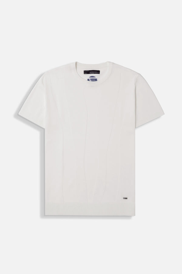 CAMISETA MANGA CORTA COLOR IVORY