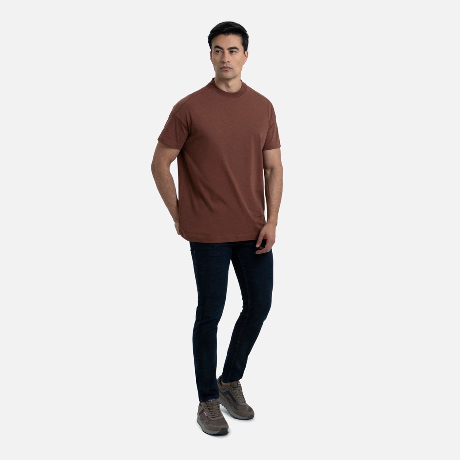 CAMISETA MANGA CORTA COLOR BRUNETTE