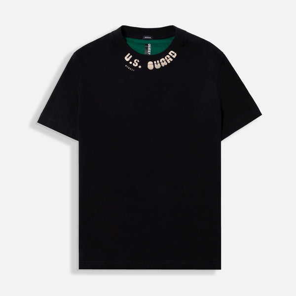 CAMISETA MANGA CORTA COLOR NEGRO