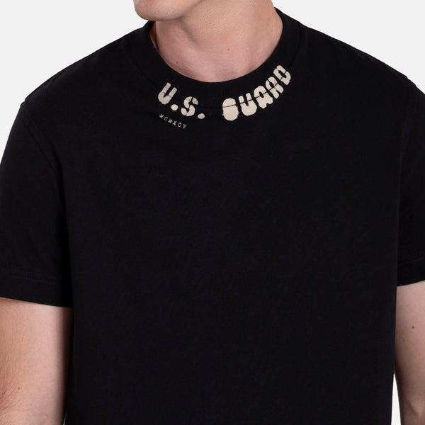 CAMISETA MANGA CORTA COLOR NEGRO
