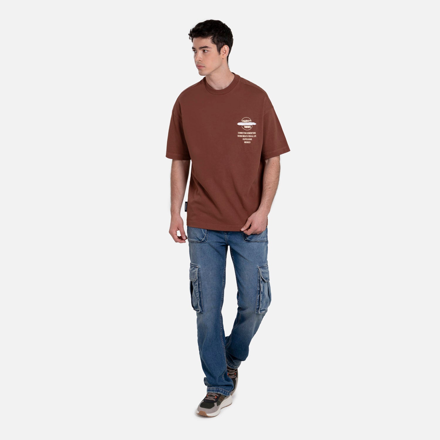CAMISETA MANGA CORTA COLOR BRUNETTE