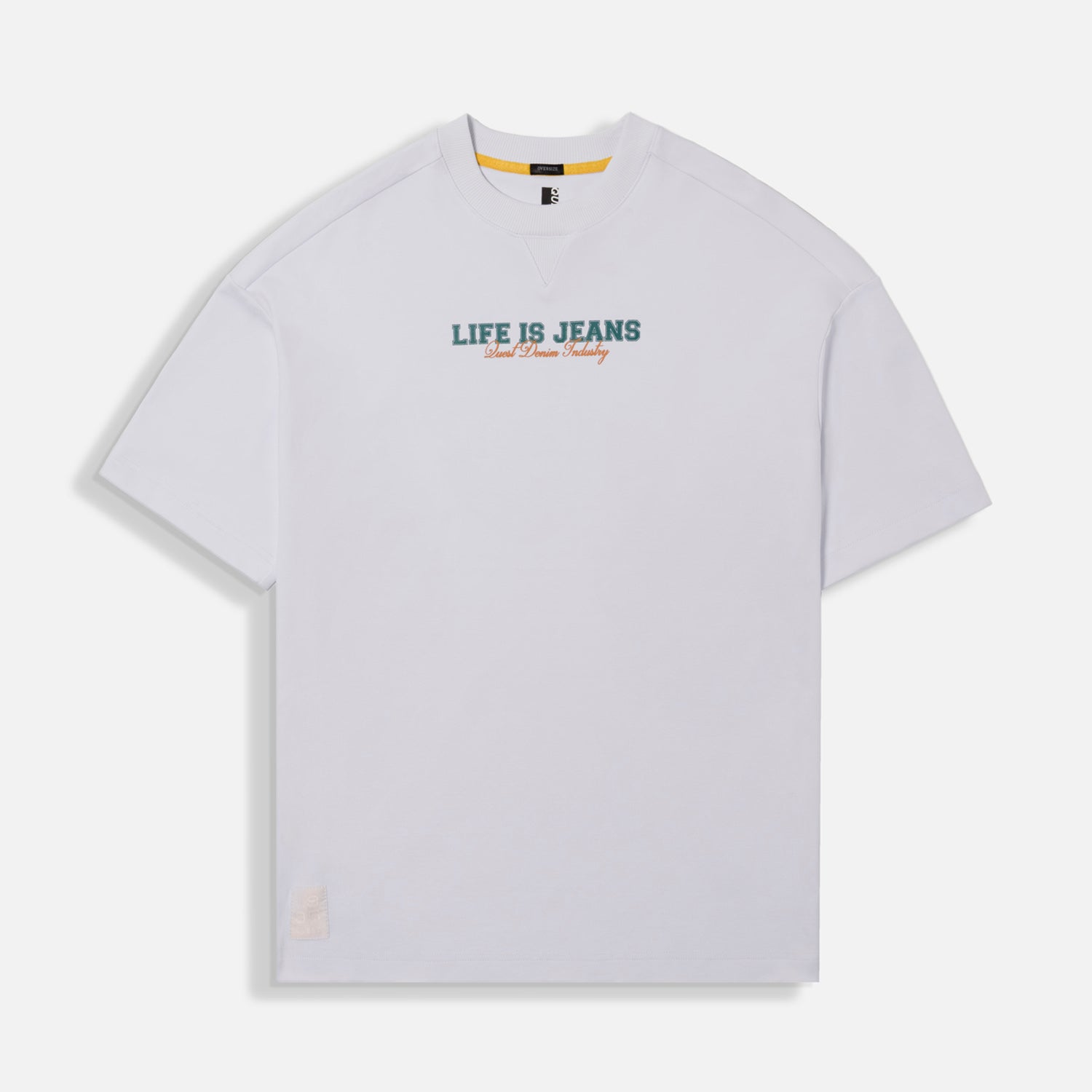CAMISETA MANGA CORTA COLOR BLANCO OPTICO