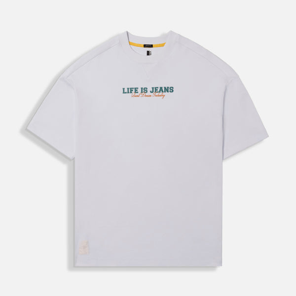 CAMISETA MANGA CORTA COLOR BLANCO OPTICO