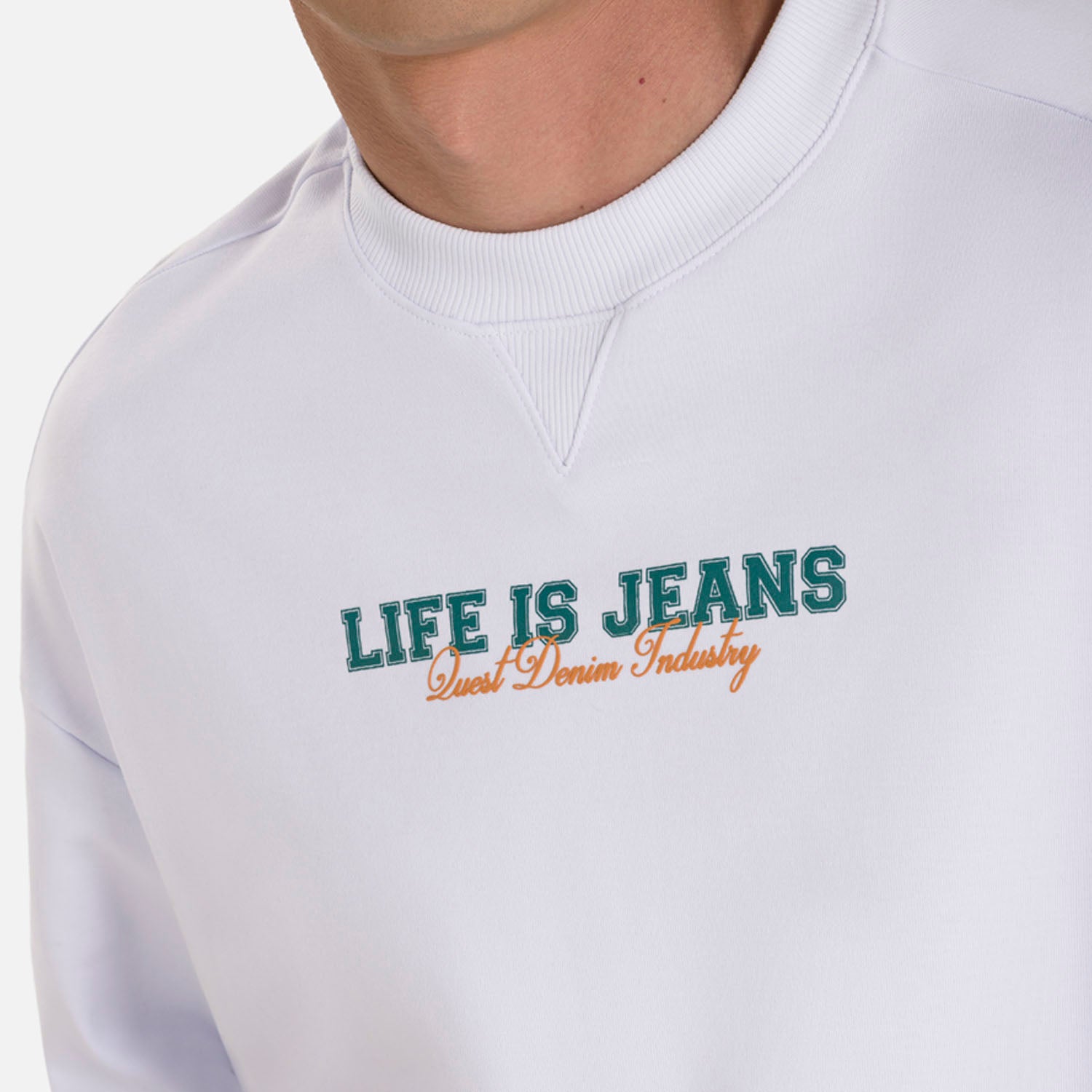 CAMISETA MANGA CORTA COLOR BLANCO OPTICO