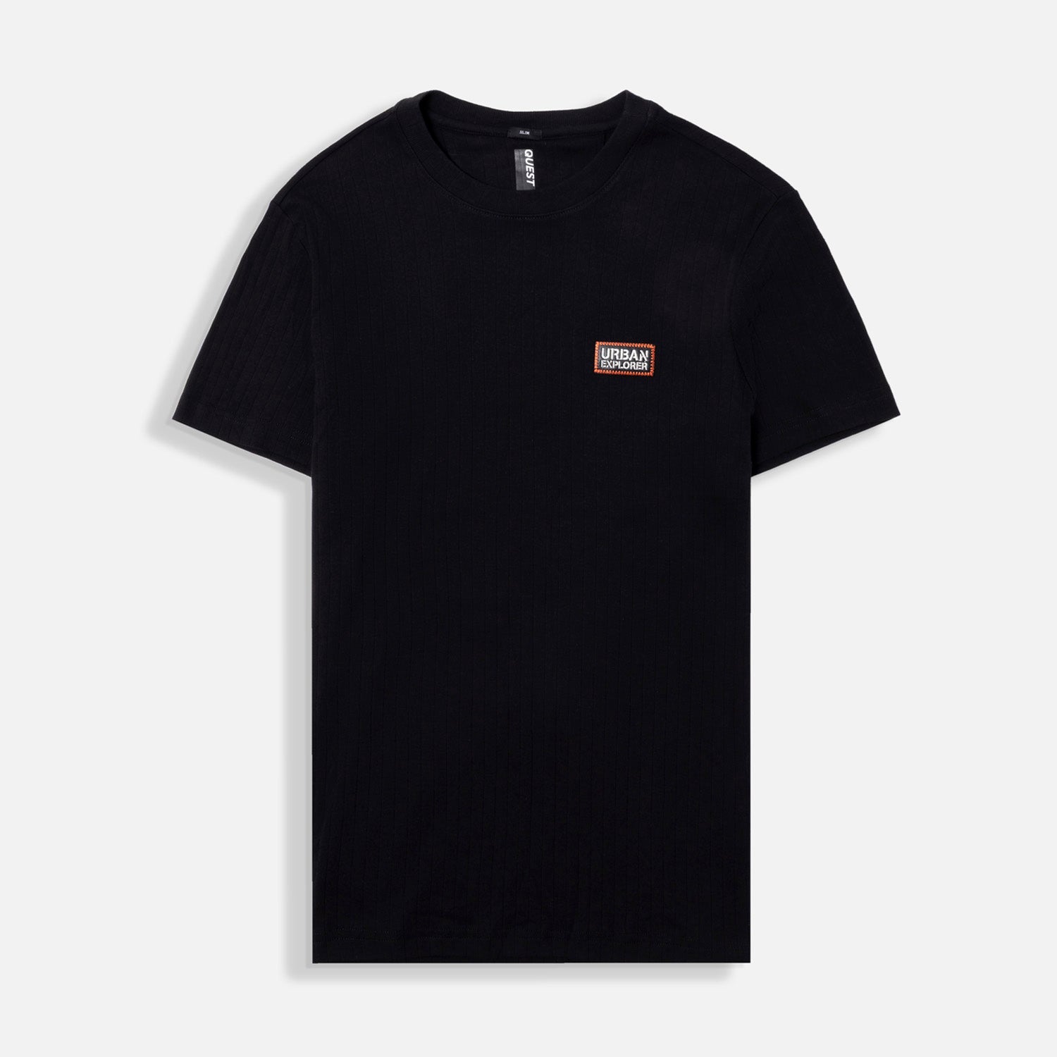 CAMISETA MANGA CORTA COLOR NEGRO