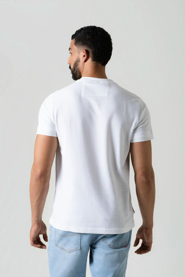 CAMISETA MANGA CORTA COLOR BLANCO BLANCO