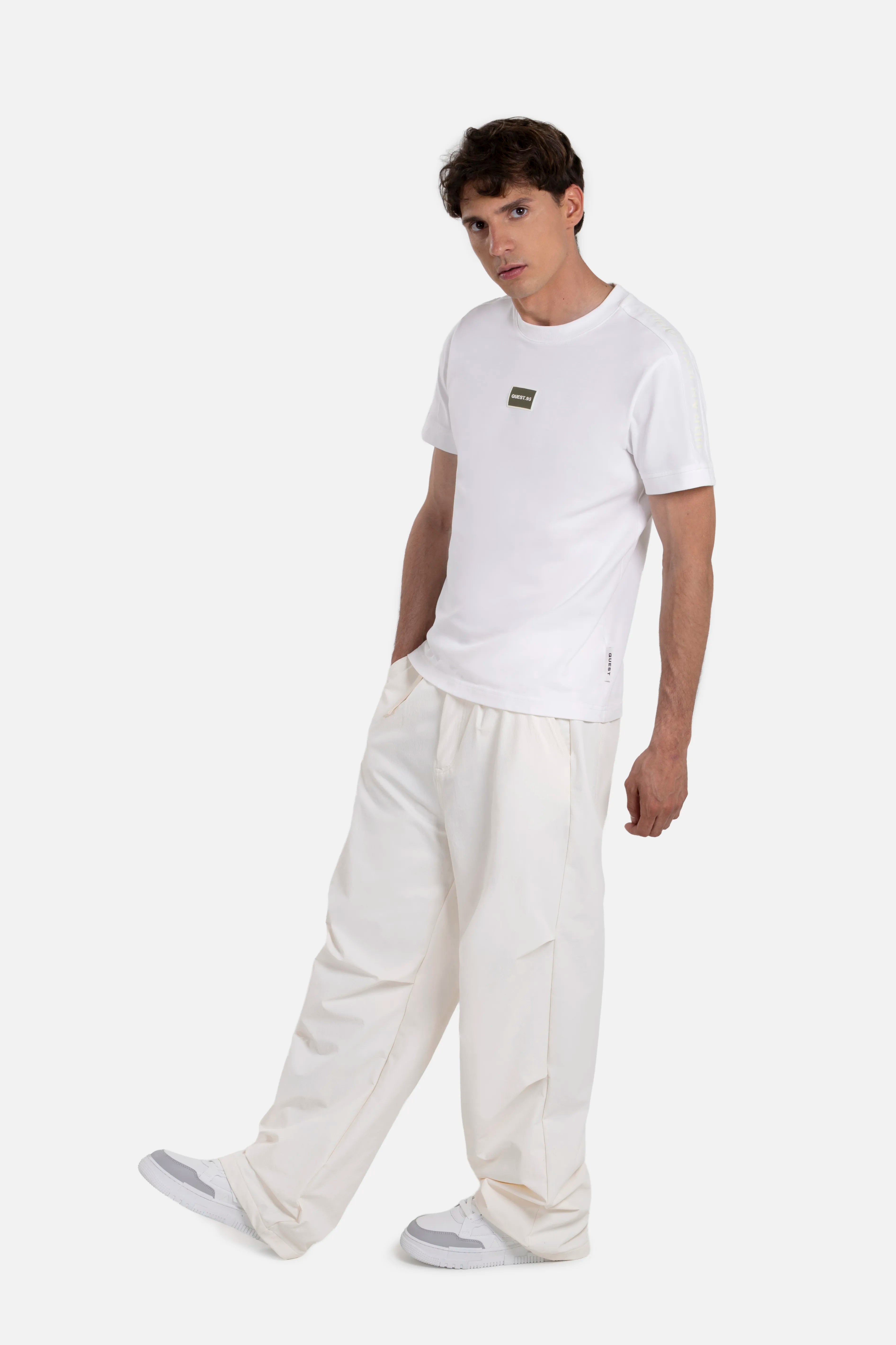 CAMISETA MANGA CORTA COLOR IVORY