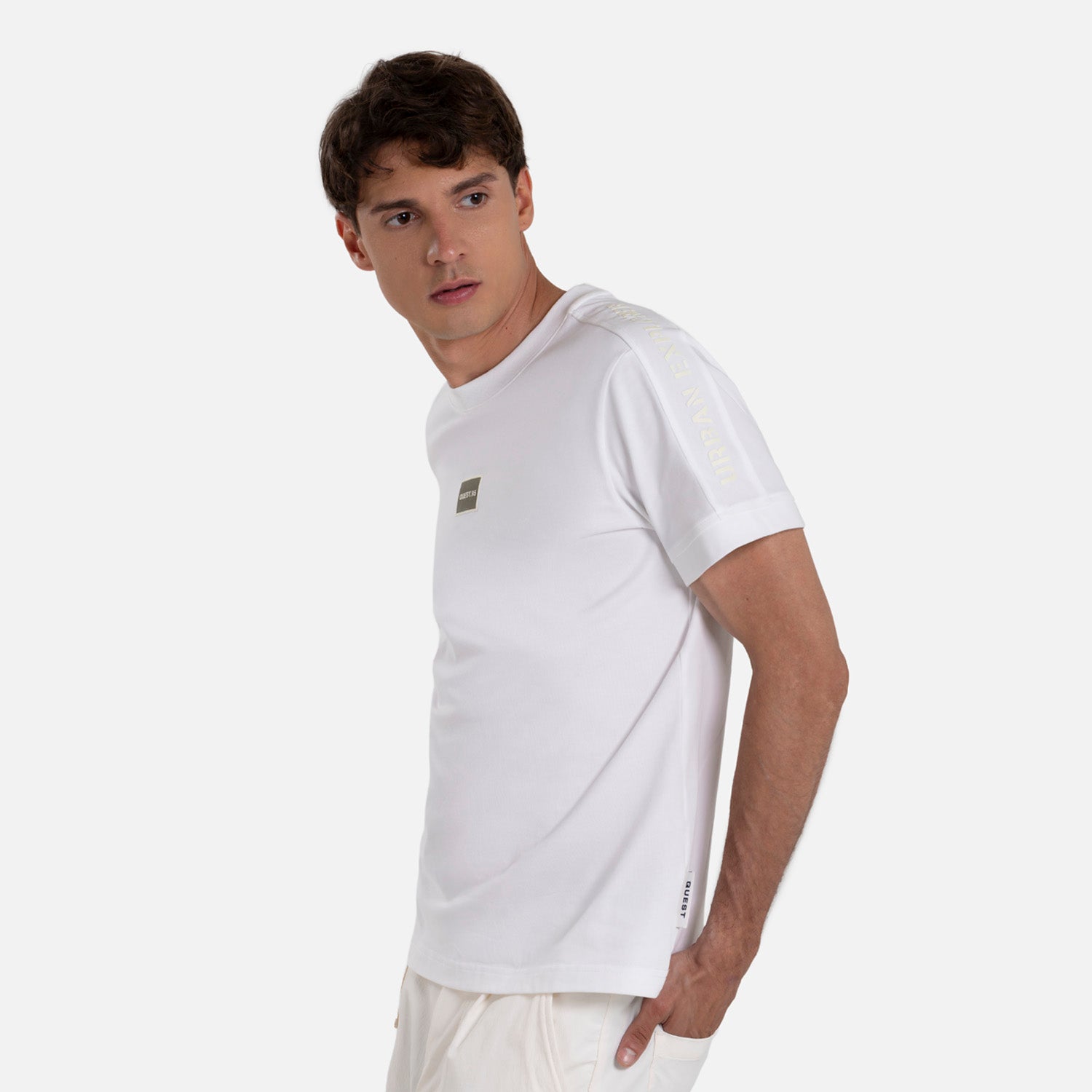 CAMISETA MANGA CORTA COLOR IVORY