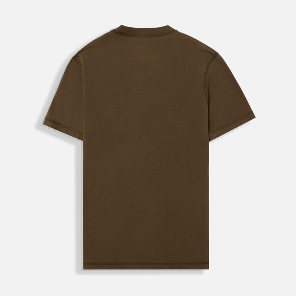 CAMISETA MANGA CORTA COLOR DARK OLIVA