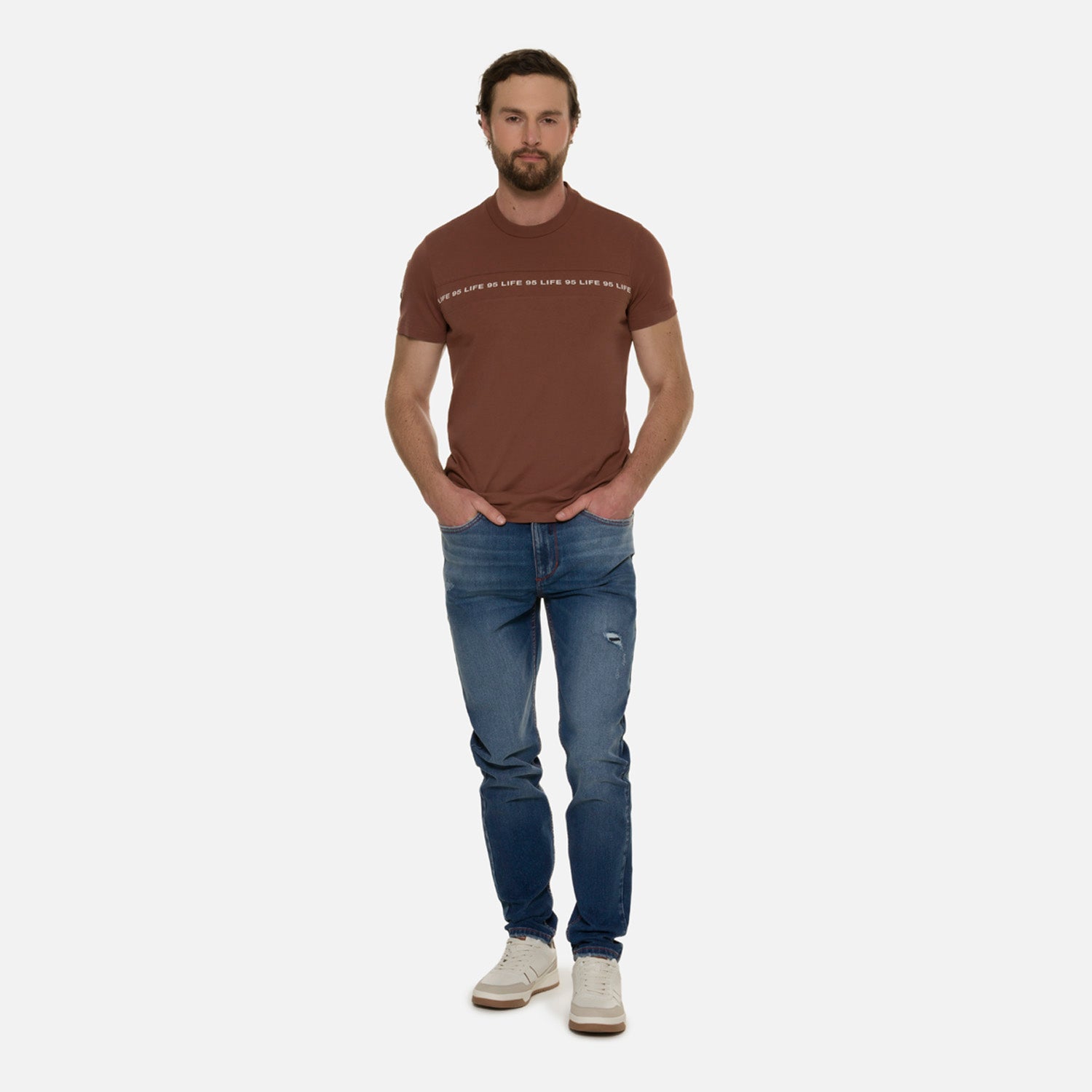 CAMISETA MANGA CORTA COLOR BRUNETTE