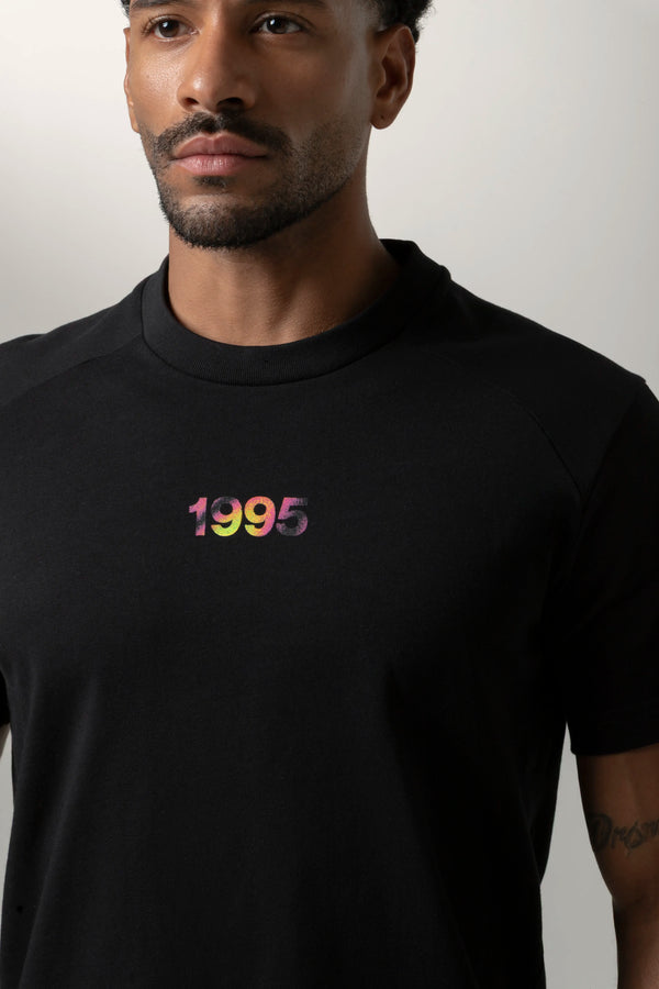 CAMISETA MANGA CORTA COLOR NEGRO