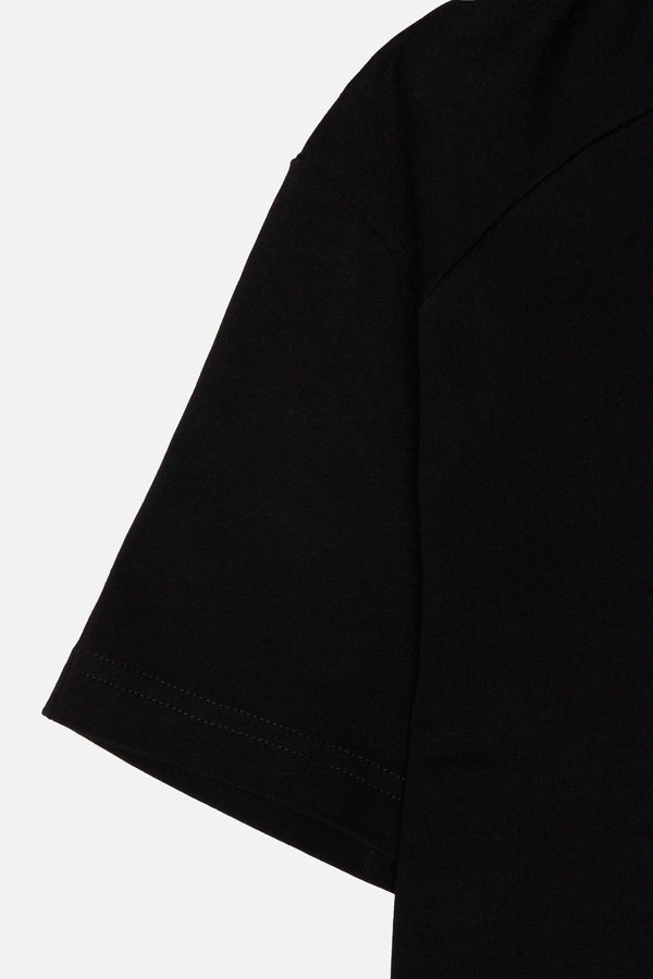 CAMISETA MANGA CORTA COLOR NEGRO