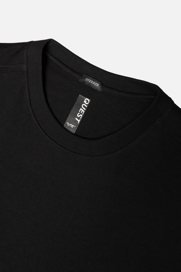 CAMISETA MANGA CORTA COLOR NEGRO