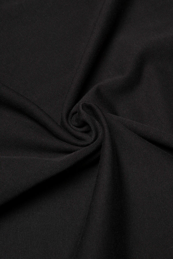 CAMISETA MANGA CORTA COLOR NEGRO