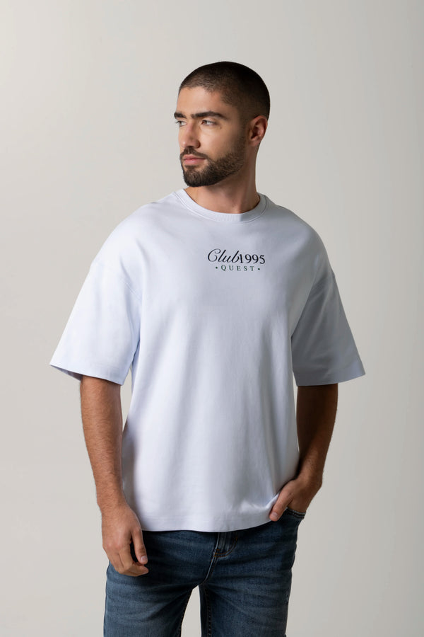 CAMISETA MANGA CORTA COLOR BLANCO OPTICO