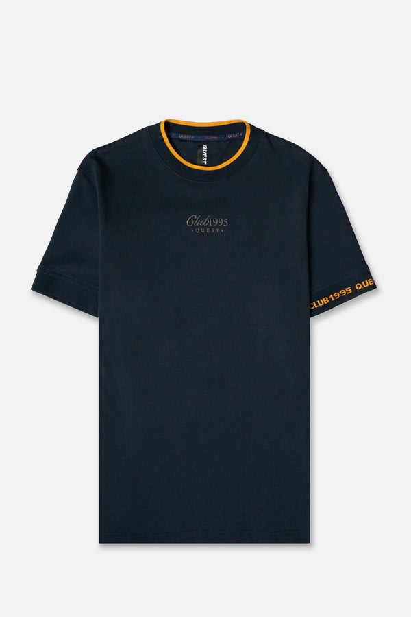 CAMISETA MANGA CORTA COLOR AZUL NOCHE