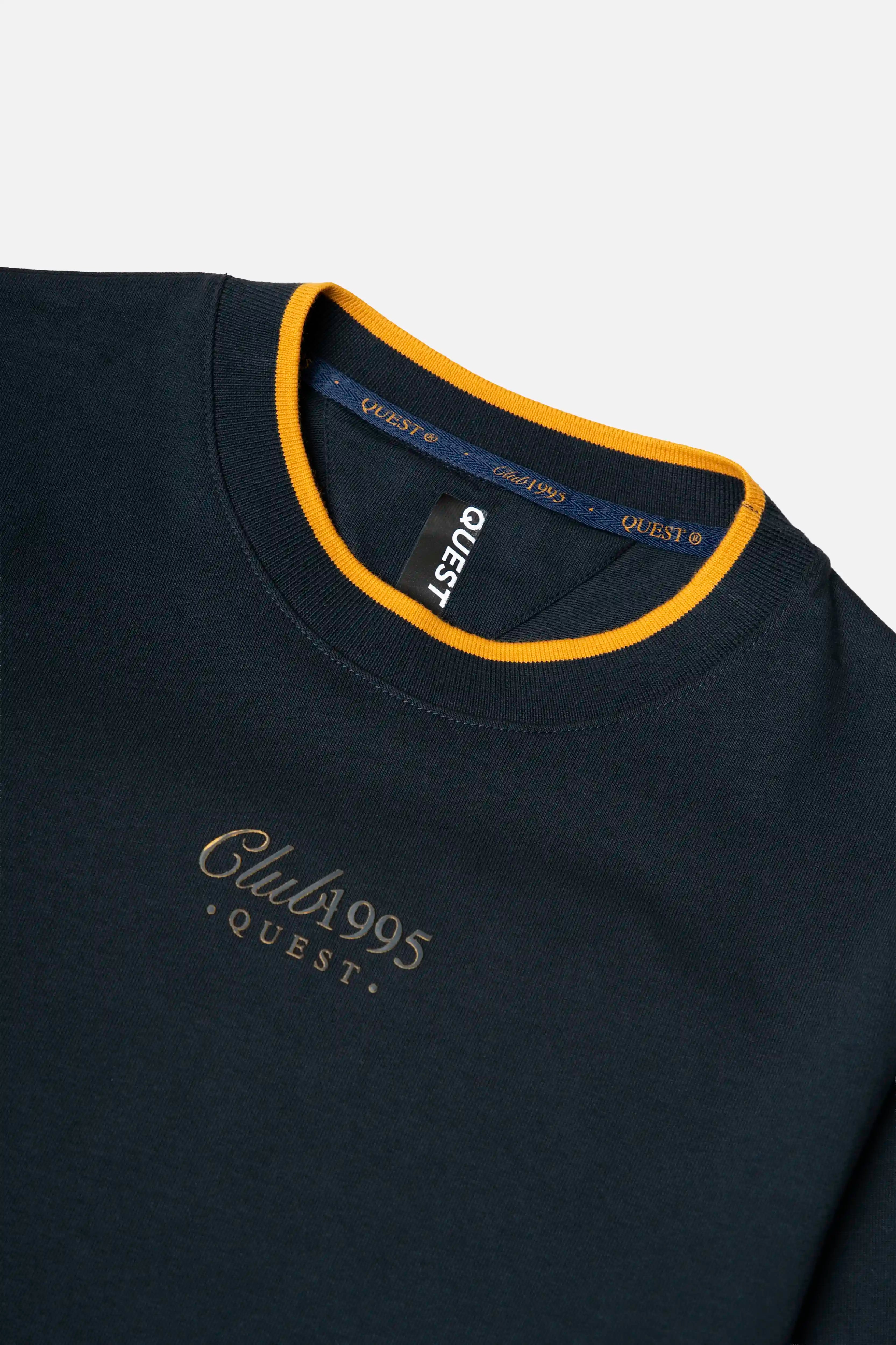 CAMISETA MANGA CORTA COLOR AZUL NOCHE