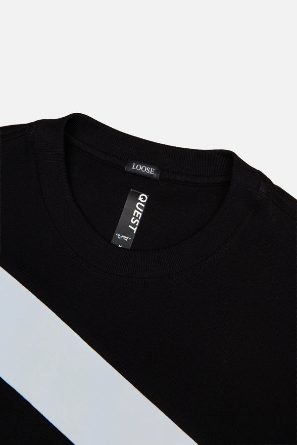 CAMISETA MANGA CORTA COLOR NEGRO