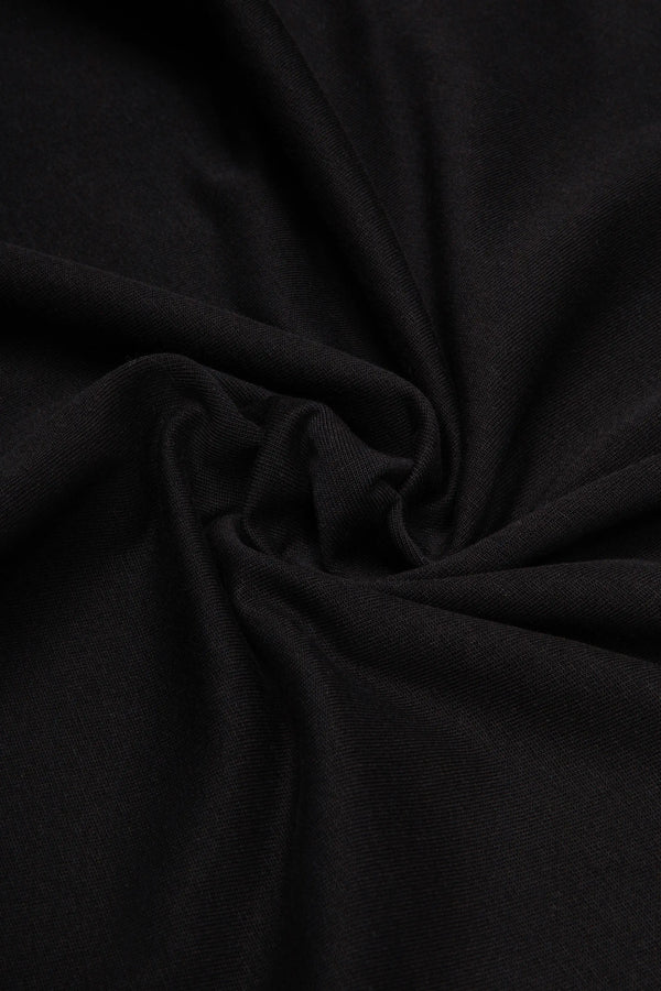 CAMISETA MANGA CORTA COLOR NEGRO