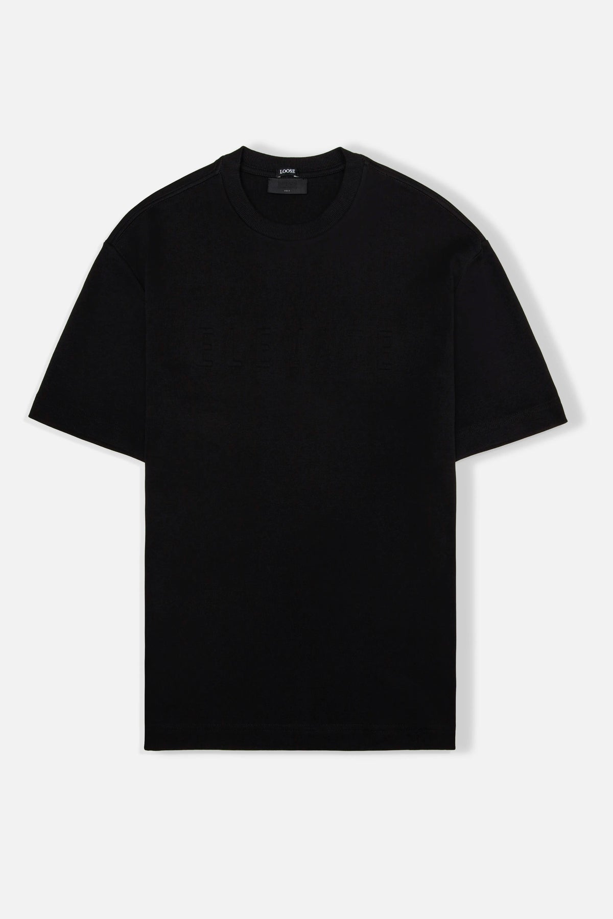 CAMISETA MANGA CORTA COLOR NEGRO