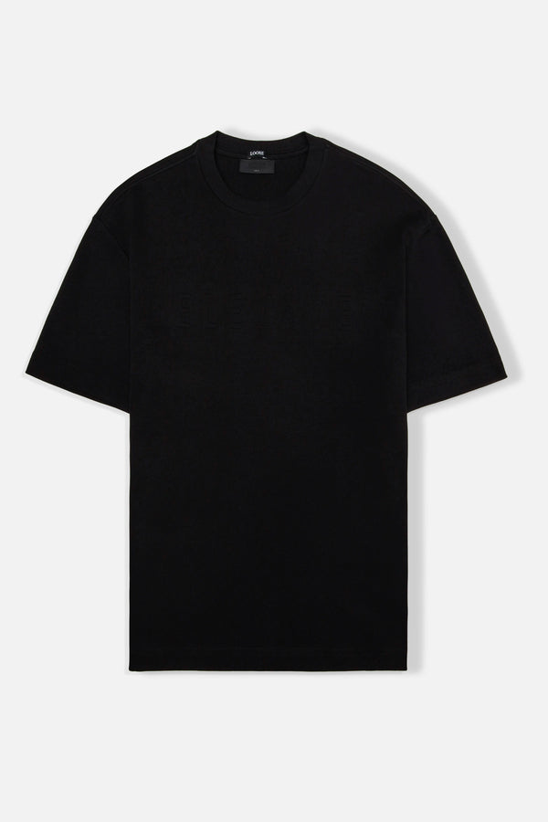 CAMISETA MANGA CORTA COLOR NEGRO