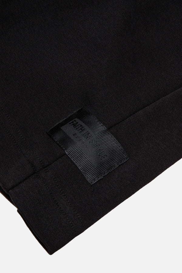 CAMISETA MANGA CORTA COLOR NEGRO