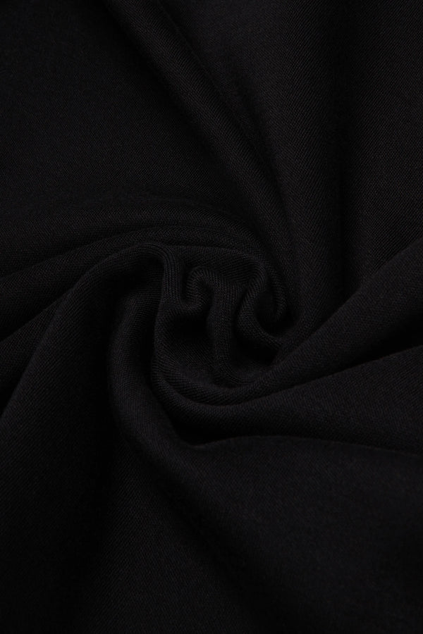 CAMISETA MANGA CORTA COLOR NEGRO