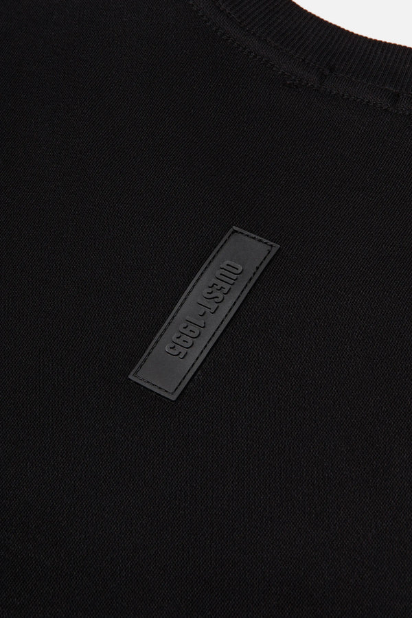 CAMISETA MANGA CORTA COLOR NEGRO