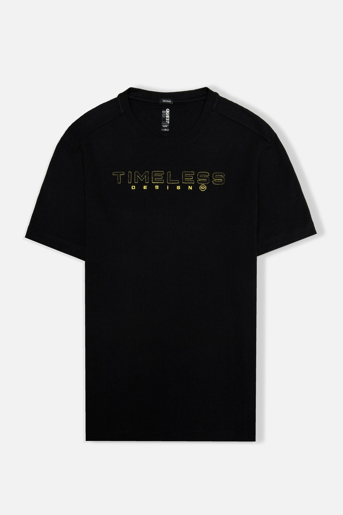 CAMISETA MANGA CORTA COLOR NEGRO