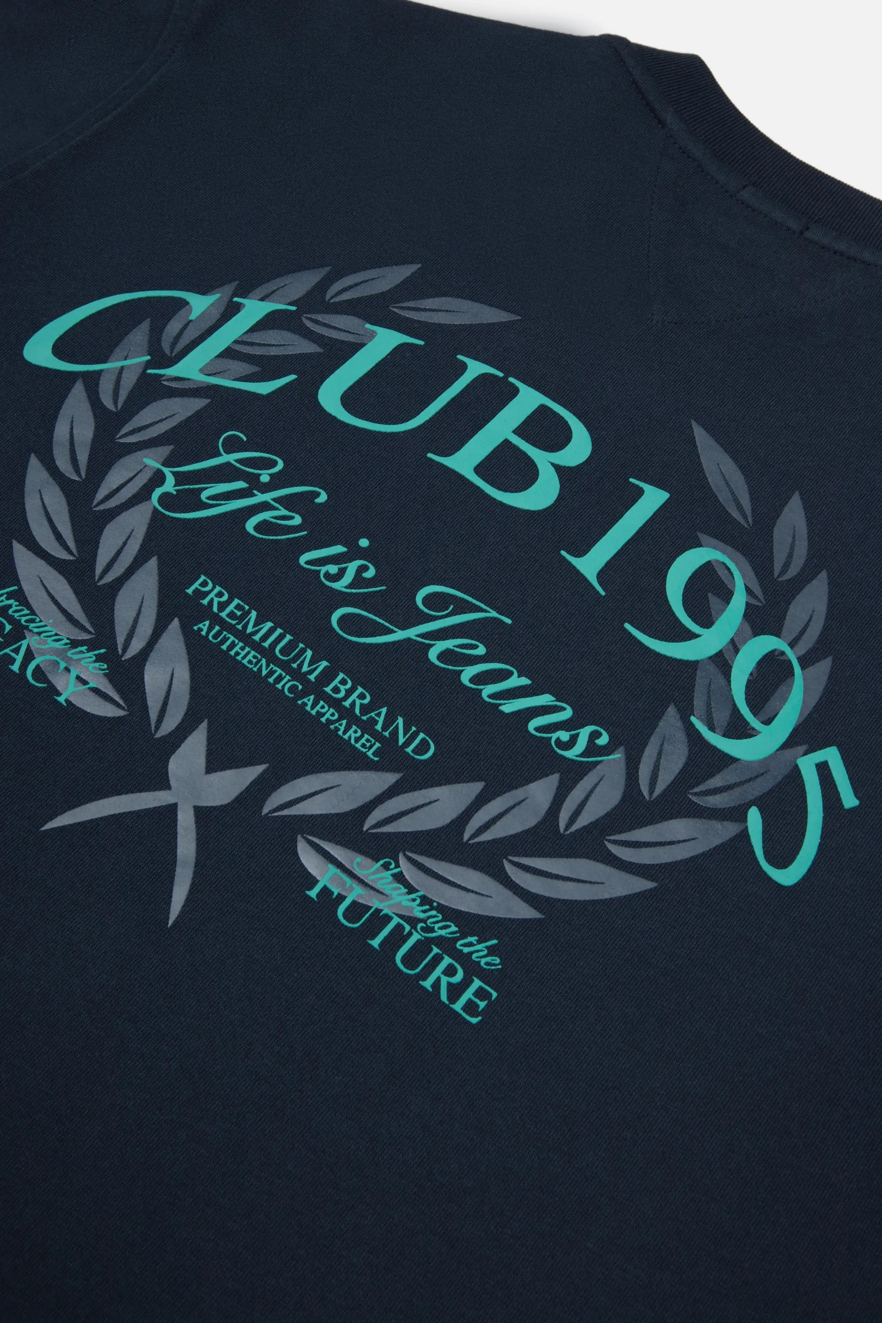 CAMISETA MANGA CORTA COLOR AZUL OSCURO