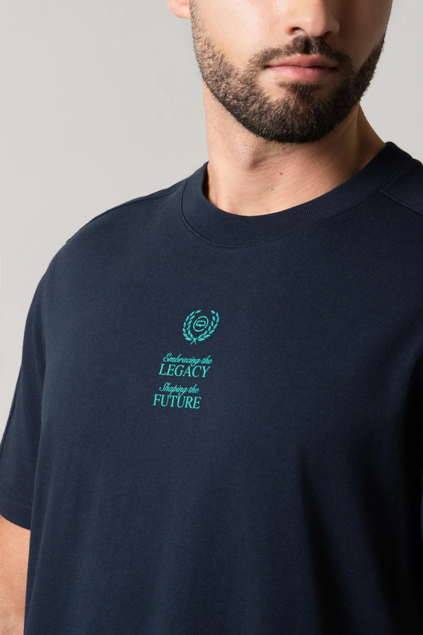 CAMISETA MANGA CORTA COLOR AZUL OSCURO