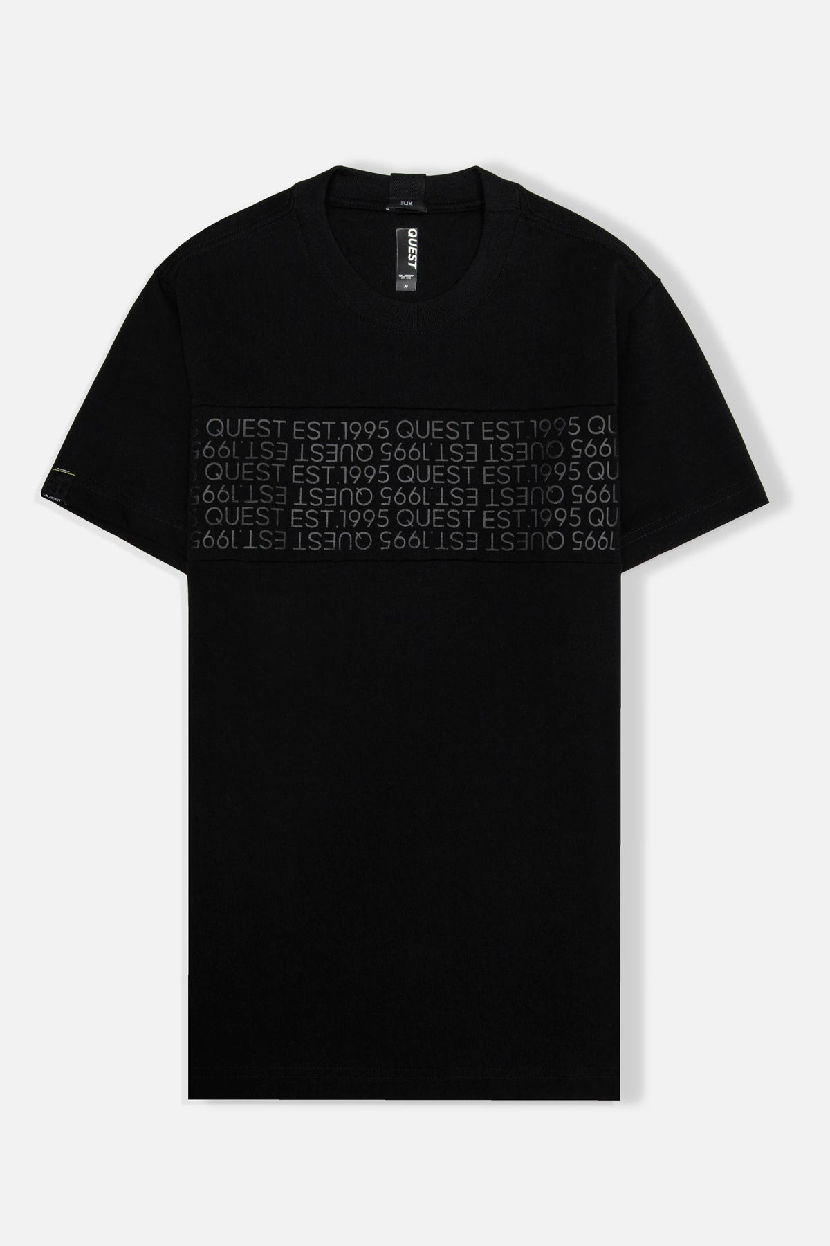 CAMISETA MANGA CORTA COLOR NEGRO