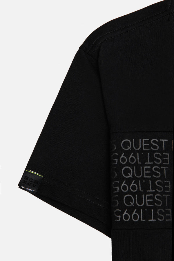 CAMISETA MANGA CORTA COLOR NEGRO