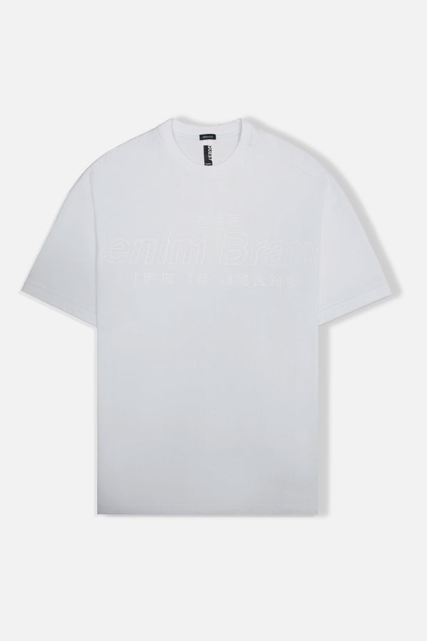 CAMISETA MANGA CORTA COLOR BLANCO OPTICO