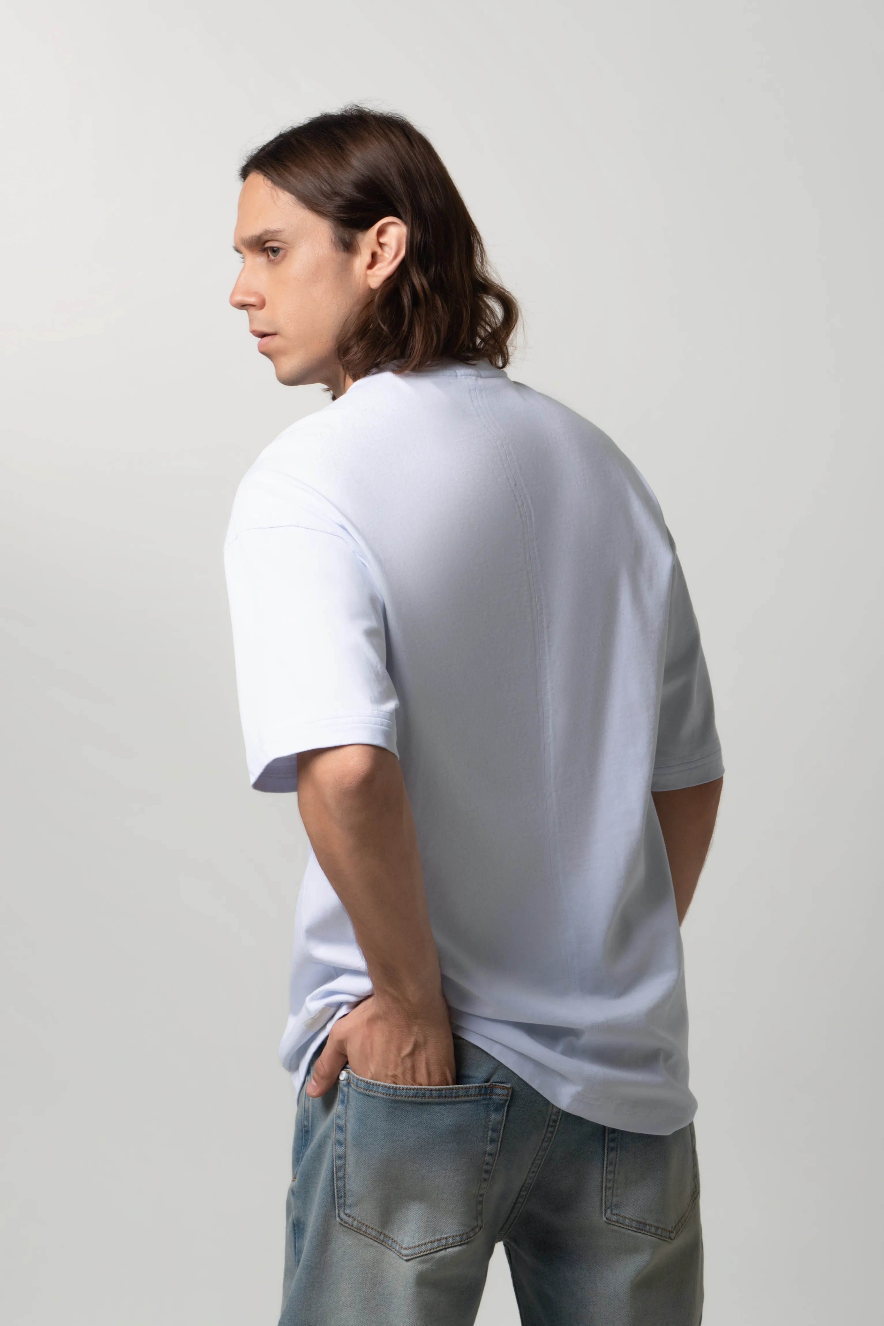 CAMISETA MANGA CORTA COLOR BLANCO OPTICO