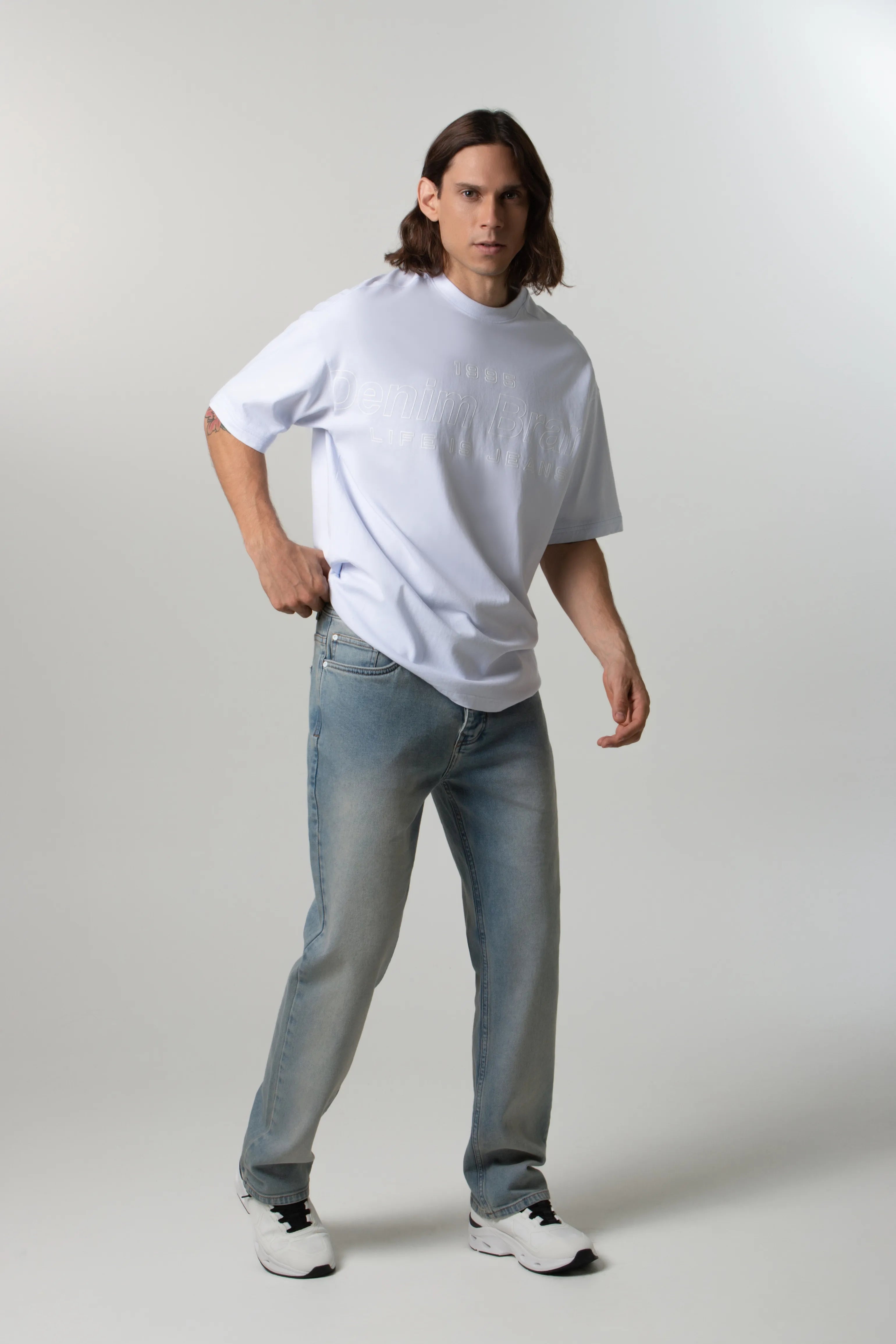 CAMISETA MANGA CORTA COLOR BLANCO OPTICO