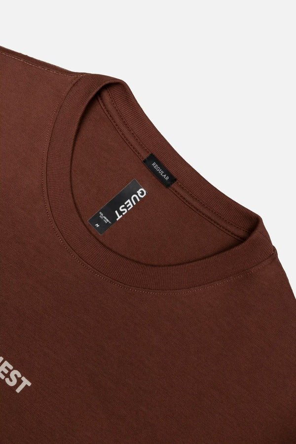 CAMISETA MANGA CORTA COLOR BRUNETTE – Quest Colombia