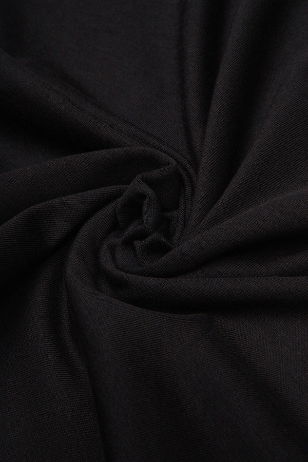 CAMISETA MANGA CORTA COLOR NEGRO