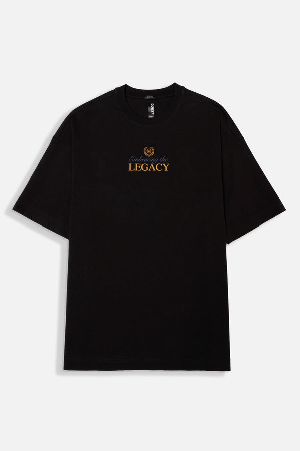 CAMISETA MANGA CORTA COLOR NEGRO