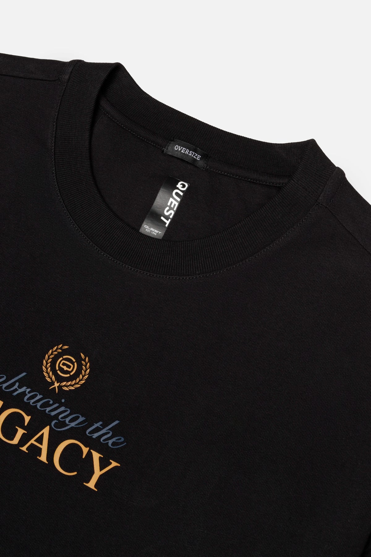 CAMISETA MANGA CORTA COLOR NEGRO