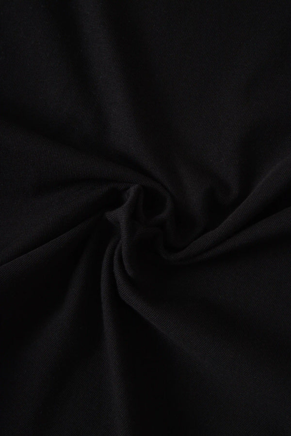CAMISETA MANGA CORTA COLOR NEGRO
