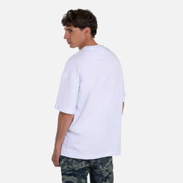 CAMISETA MANGA CORTA COLOR BLANCO OPTICO