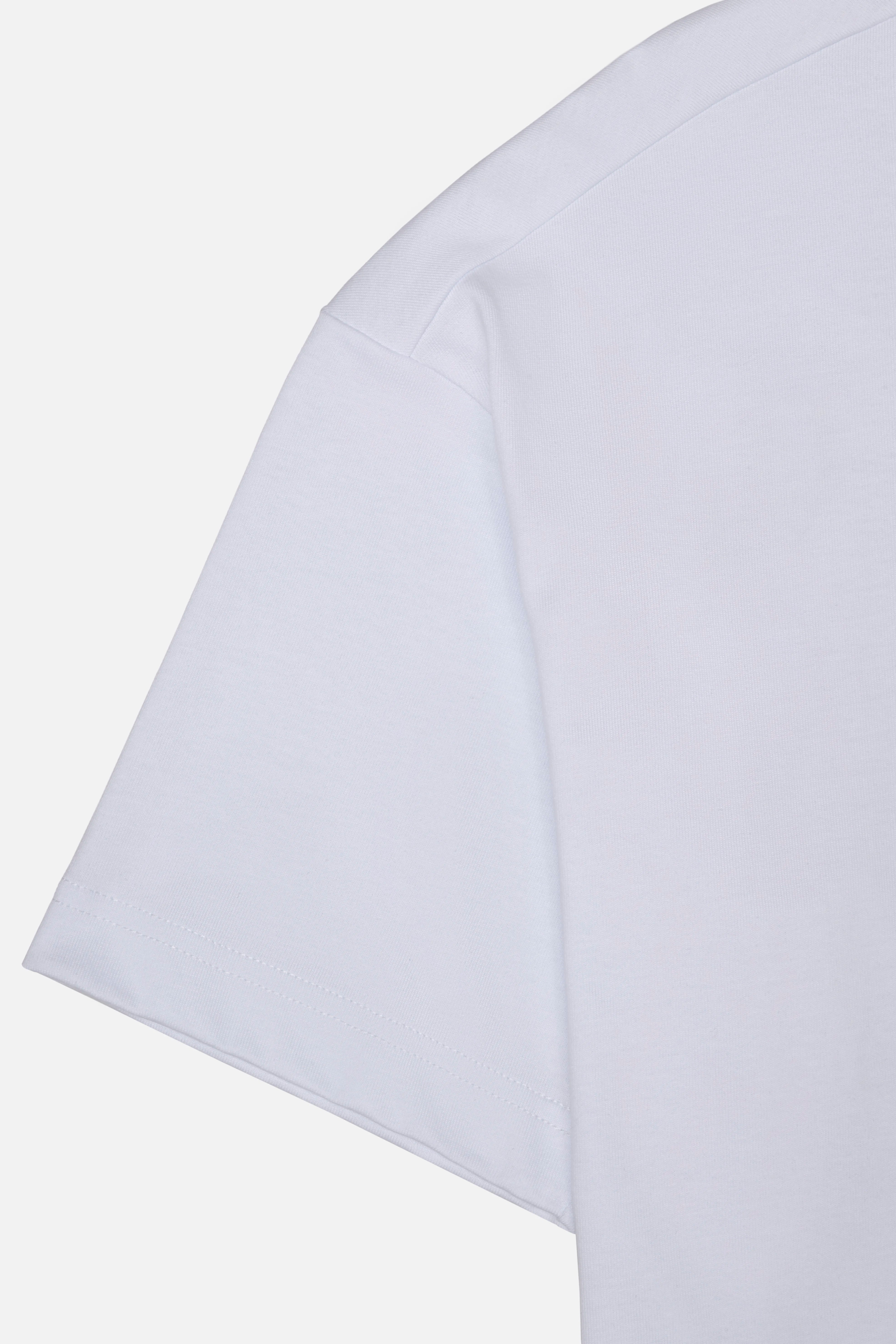 CAMISETA MANGA CORTA COLOR BLANCO OPTICO