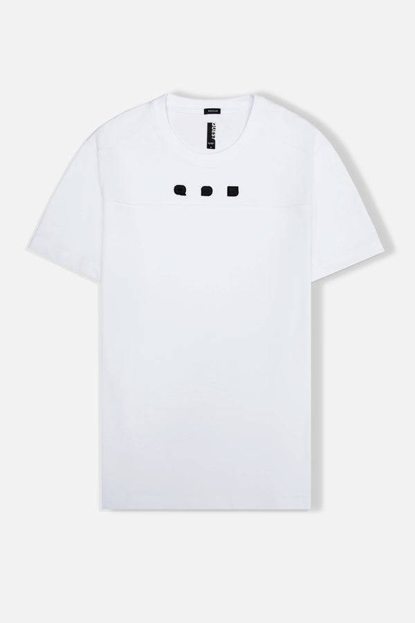 CAMISETA MANGA CORTA COLOR BLANCO OPTICO