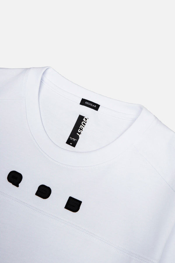 CAMISETA MANGA CORTA COLOR BLANCO OPTICO